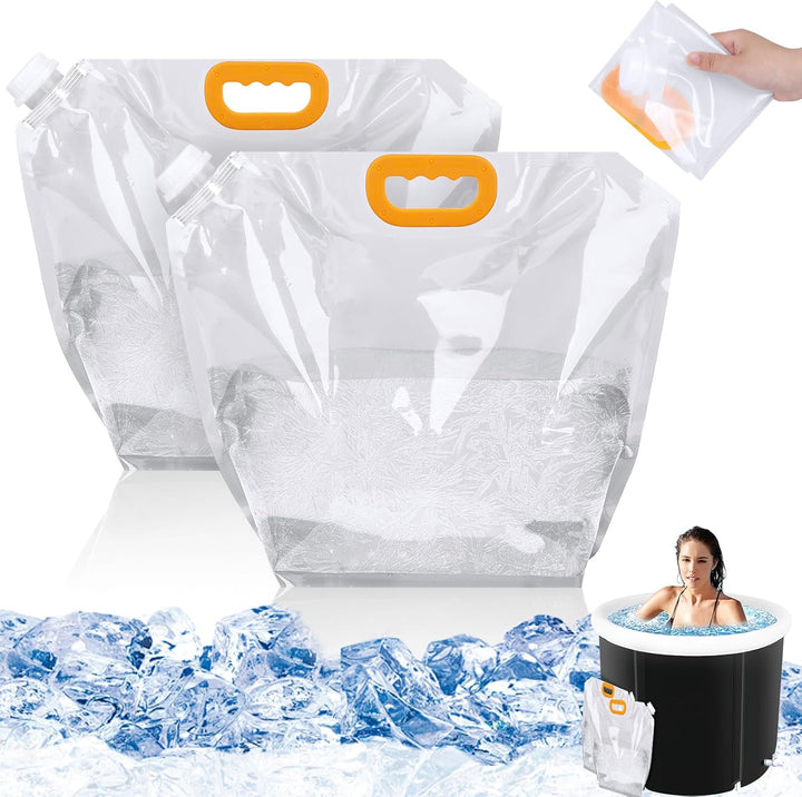 Super Large Ice Bath Bags Cold Bathtub Water Bag 10L Ice Bath Accessories Cold Plunge Accessories Portable Ice Bath Bag Clearance Sale