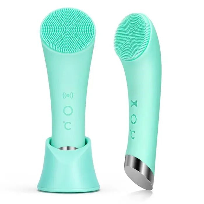 Silicone Face Cleansing Brush Facial Cleansing Brush Electric Facial Brush Vibration Heating
